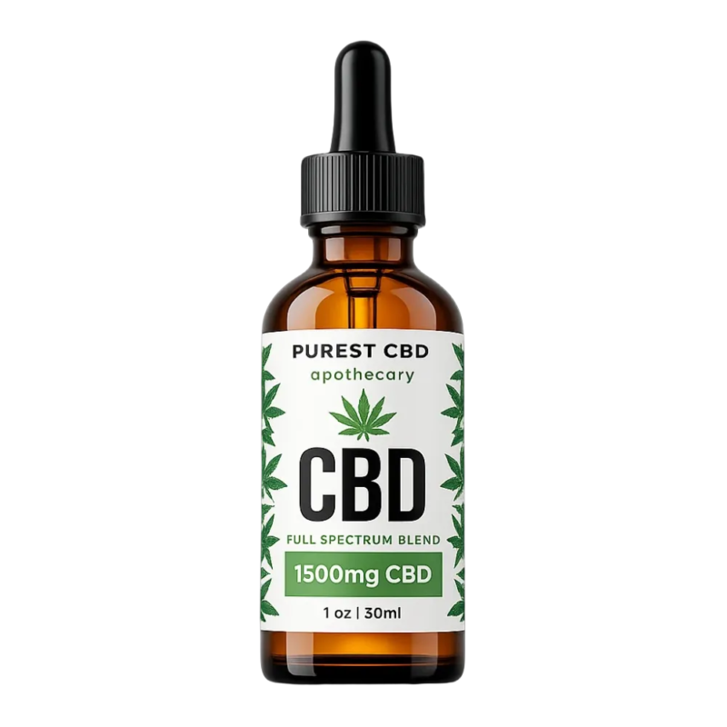1500mg CBD Oil Australia broad spectrum 30ml bottle