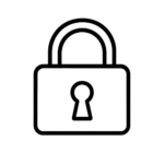 Secure checkout padlock icon