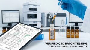 CBD Batch Testing laboratory quality analysis in Australia